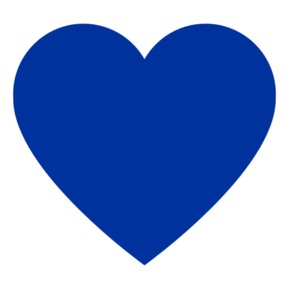 Heart Decal (Blue)